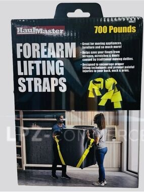 Yellow Forearm Lifting Straps - 700 lb Capacity